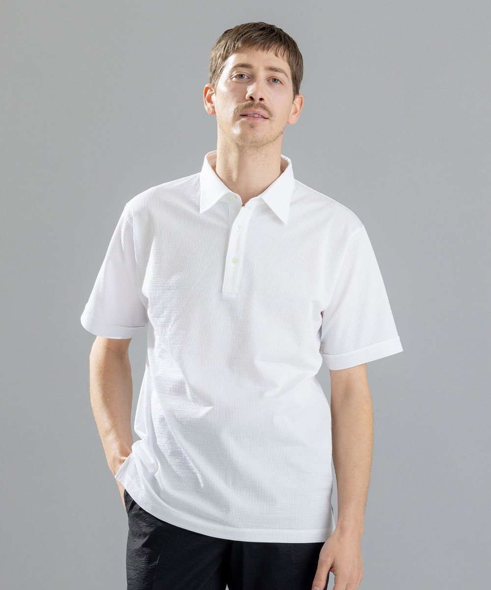 JOSEPH HOMME コンパクトサッカージャージー　ポロシャツ 