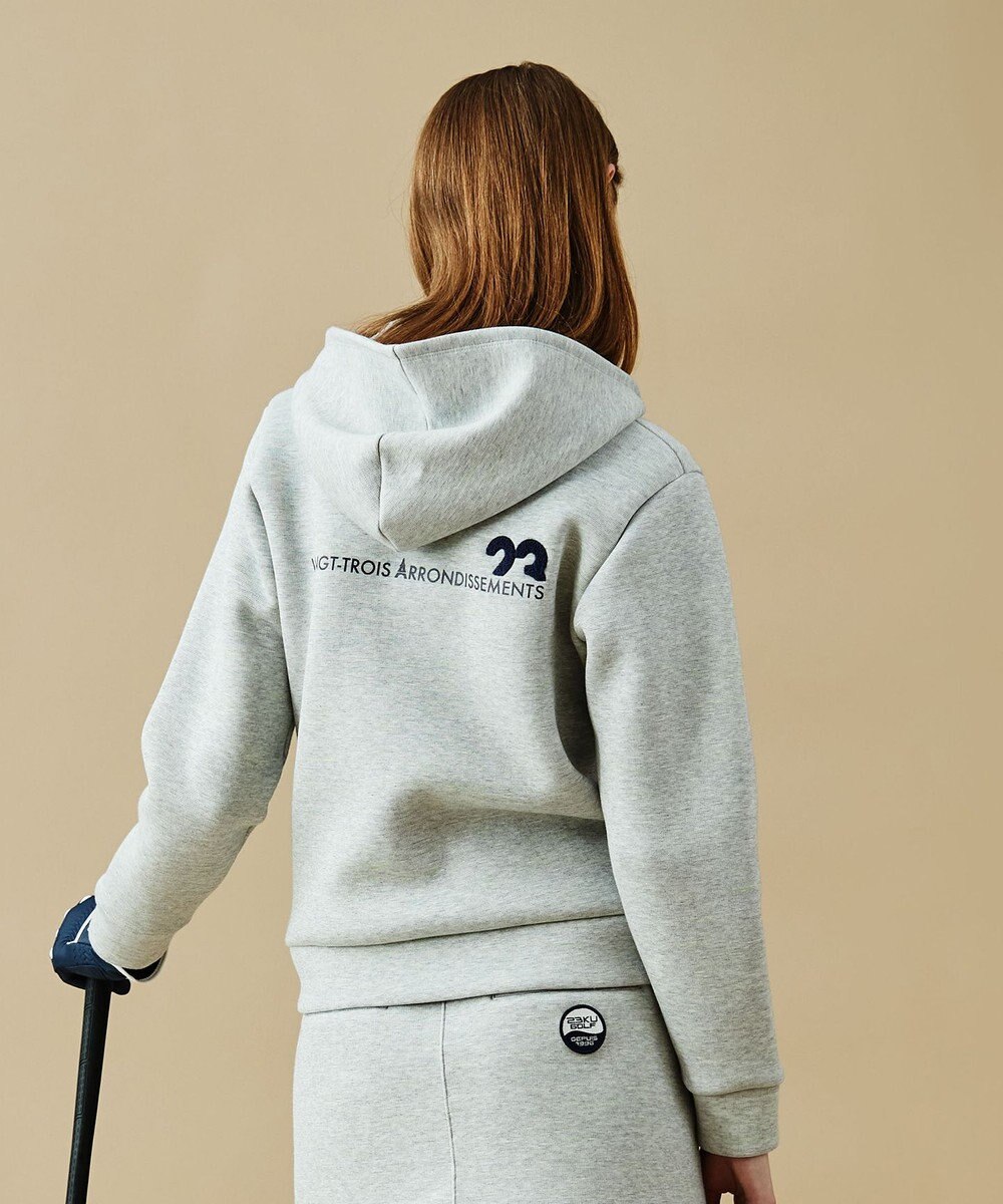 23区GOLF 【WOMEN】【UVケア】ダンボールニット ジップアップパーカー 