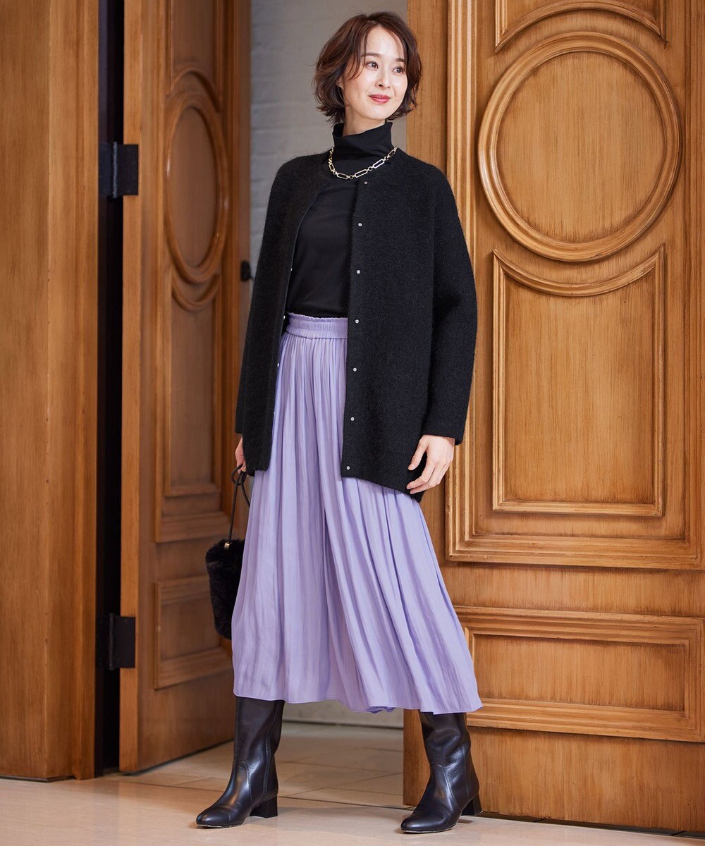 自由区 モヘアニットアウター 