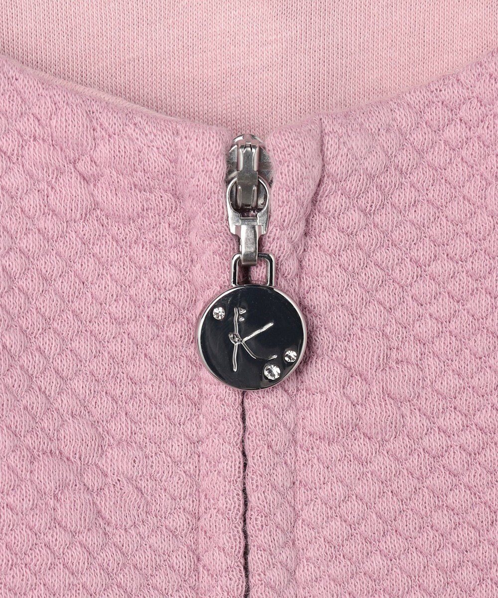 組曲 KIDS 【90-100㎝】フラワーキルト パーカー 