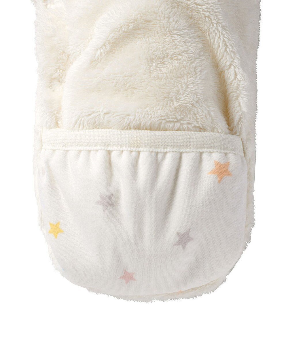 MIKI HOUSE HOT BISCUITS 【ミキハウス】【60-80cm】 マイクロファー カバーオール 