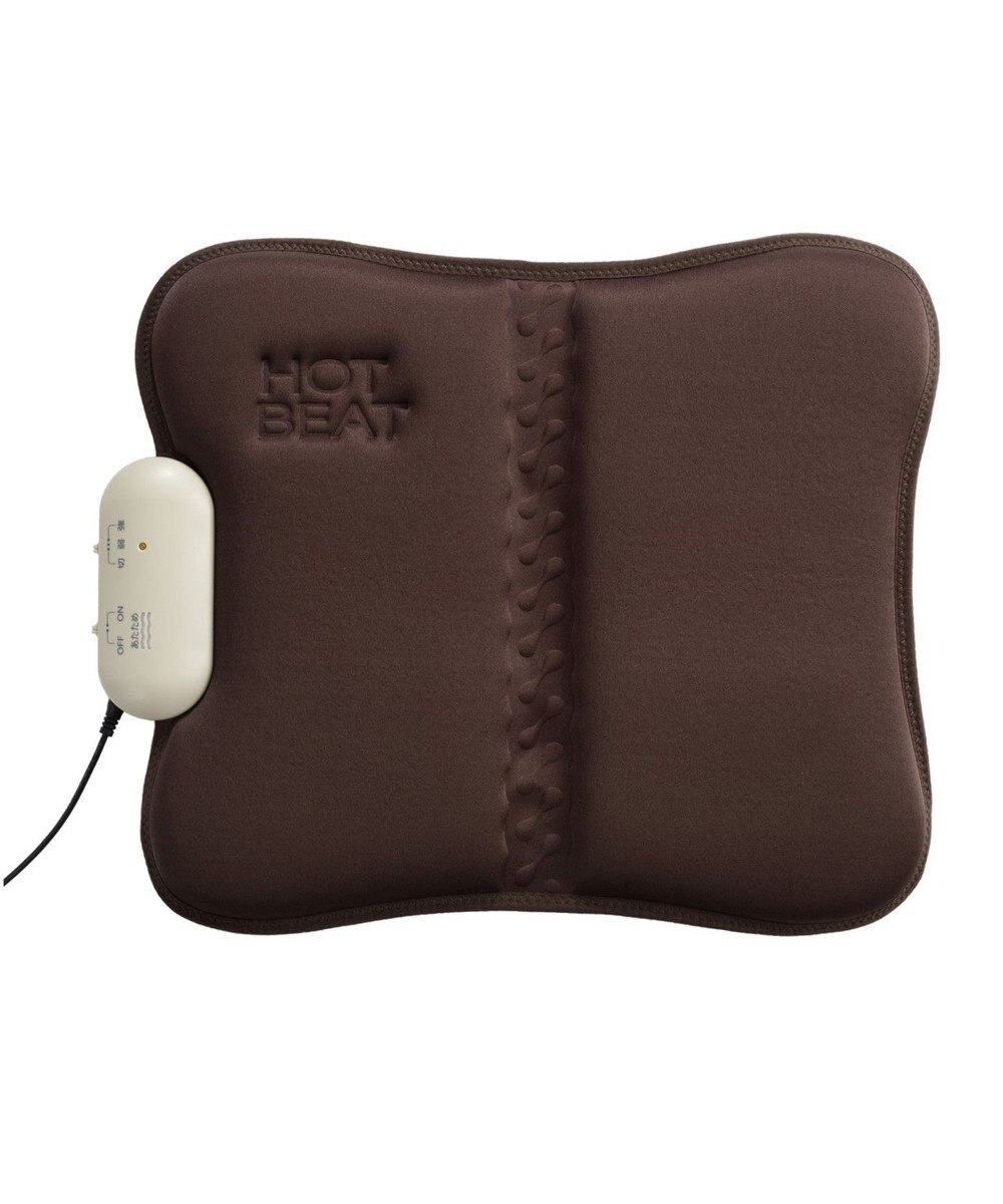 YAMATO テーブル＆キッチン 【TWINBIRD】ホットシートマッサージャーHOT BEAT  ブラウン  EM-2538BR 