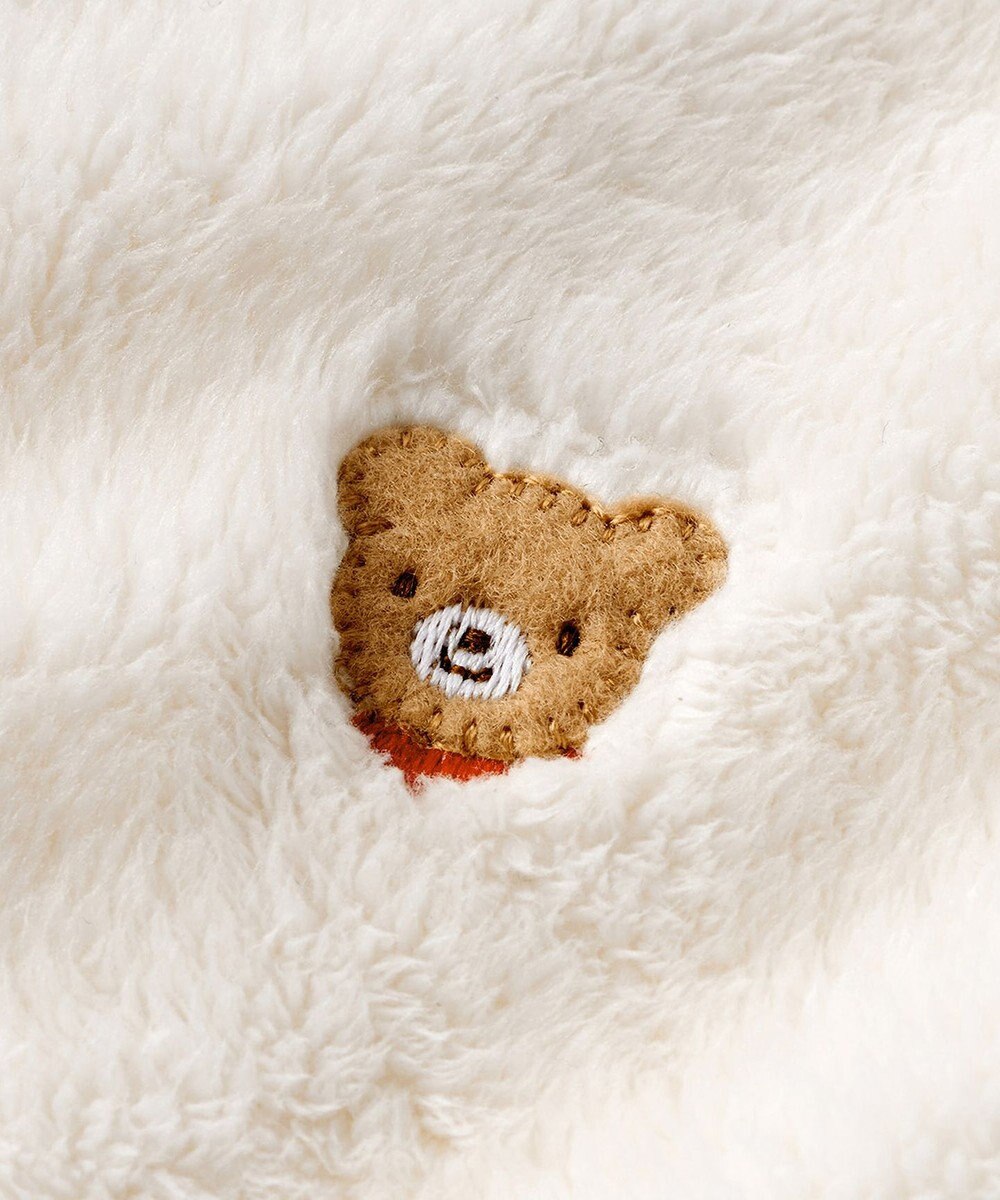 MIKI HOUSE HOT BISCUITS 【ミキハウス】【60-80cm】 マイクロファー カバーオール 