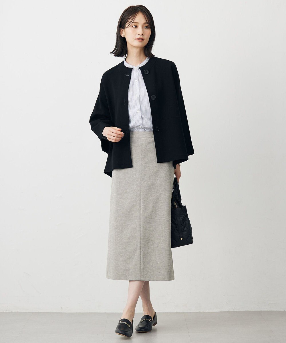 J.PRESS LADIES L Shineシャンブレーツイル スカート 