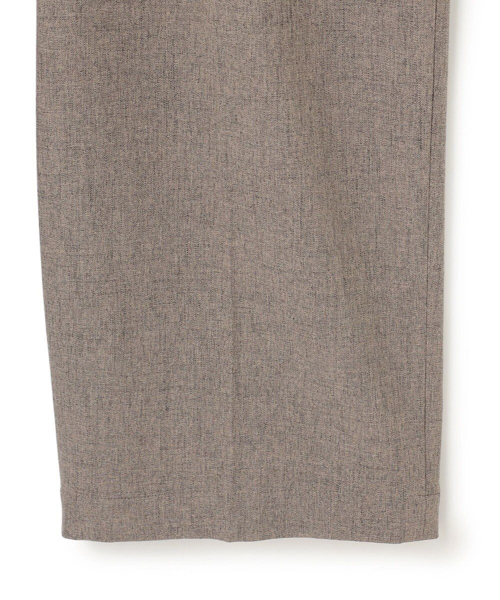 uncrave ウォッシャブルウールライクツイル ワイドパンツ 