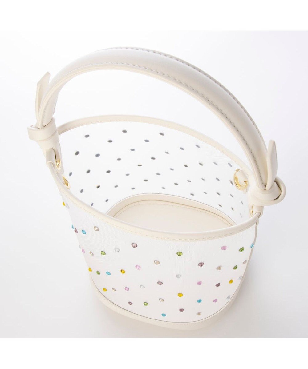 UNBILLION カカトゥ kakatoo / チュール×ビジュー風2wayバケツバッグ 