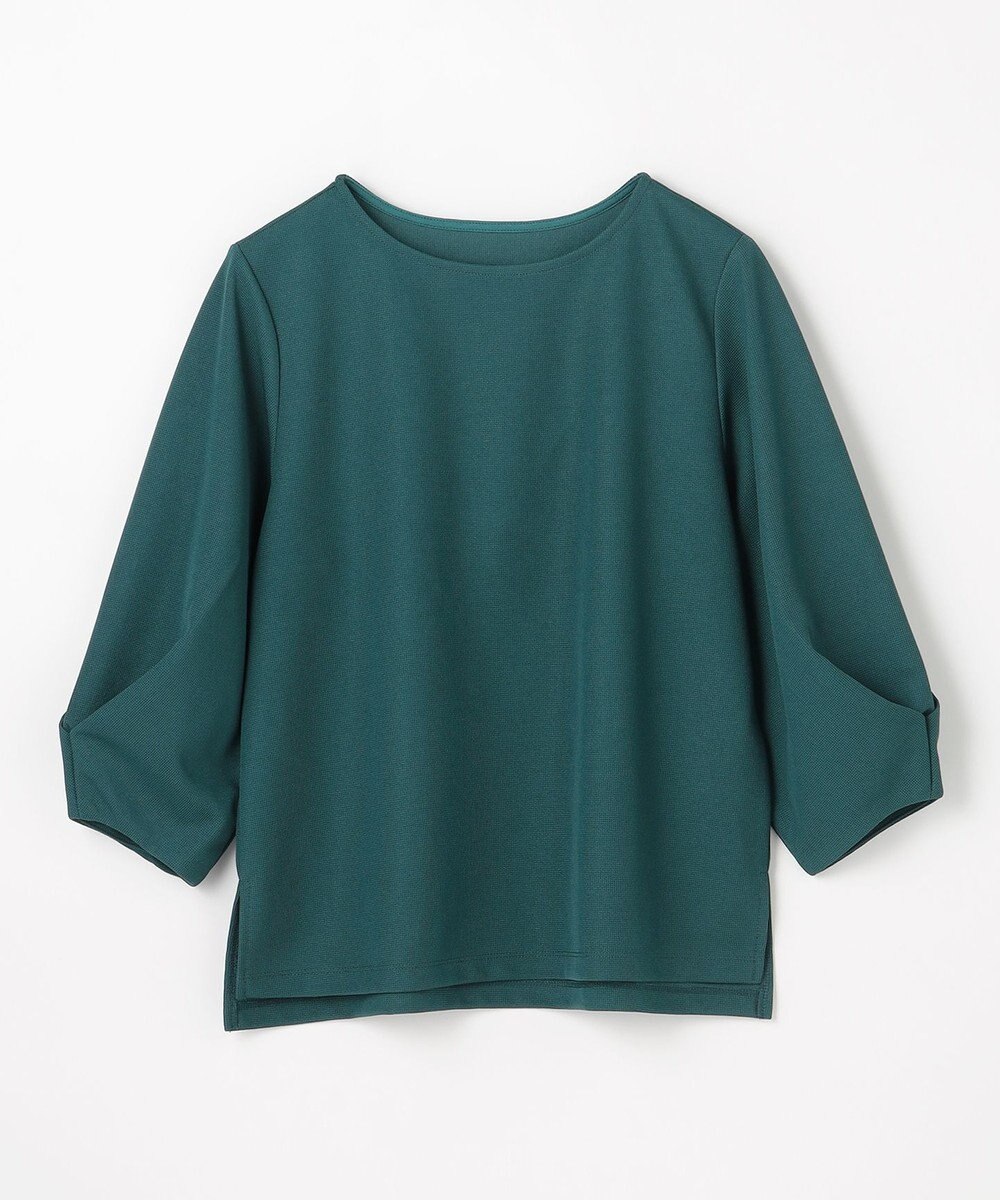 ANY コンフォータブル袖タックブラウス 