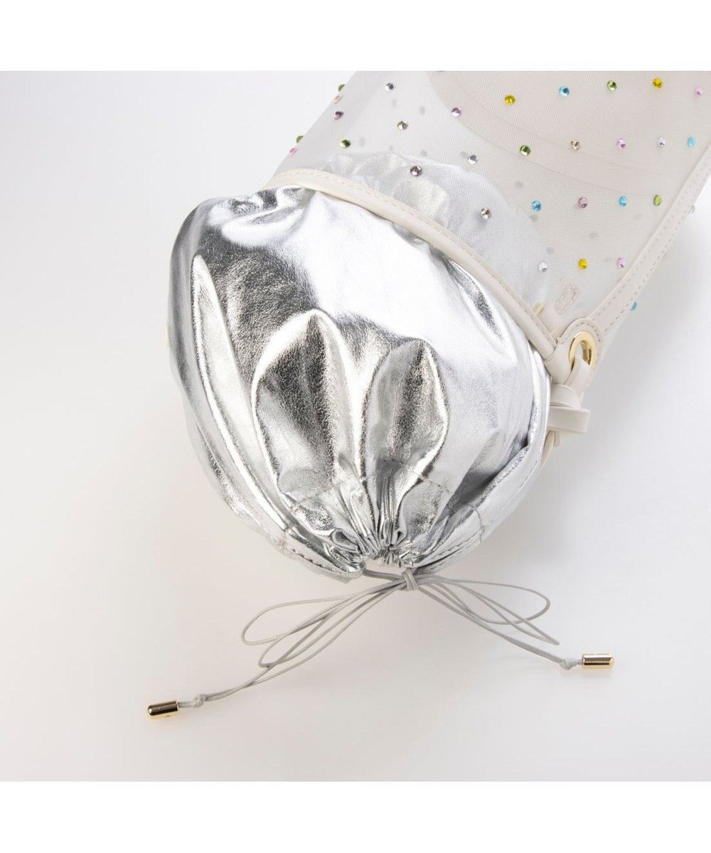 UNBILLION カカトゥ kakatoo / チュール×ビジュー風2wayバケツバッグ 