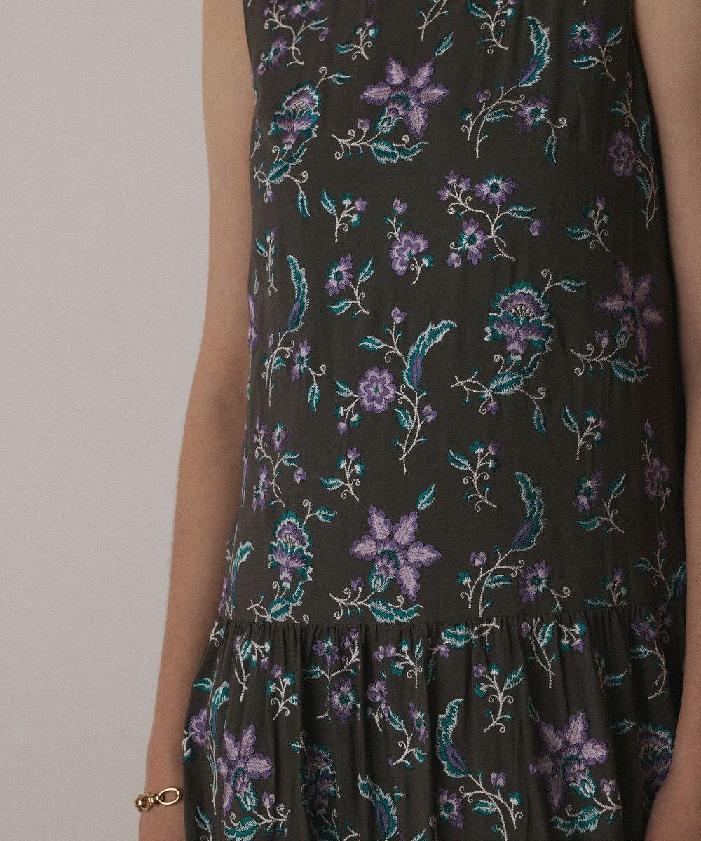 GRACE CONTINENTAL ティアードロングワンピース 