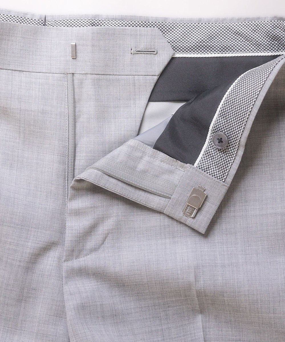 GOTAIRIKU ロングセラー【洗える/折り目加工/シワになりにくい/ウエストアジャスター】ウォッシャブル サマーウール100％パンツ_定番色(1タック)25年モデル 