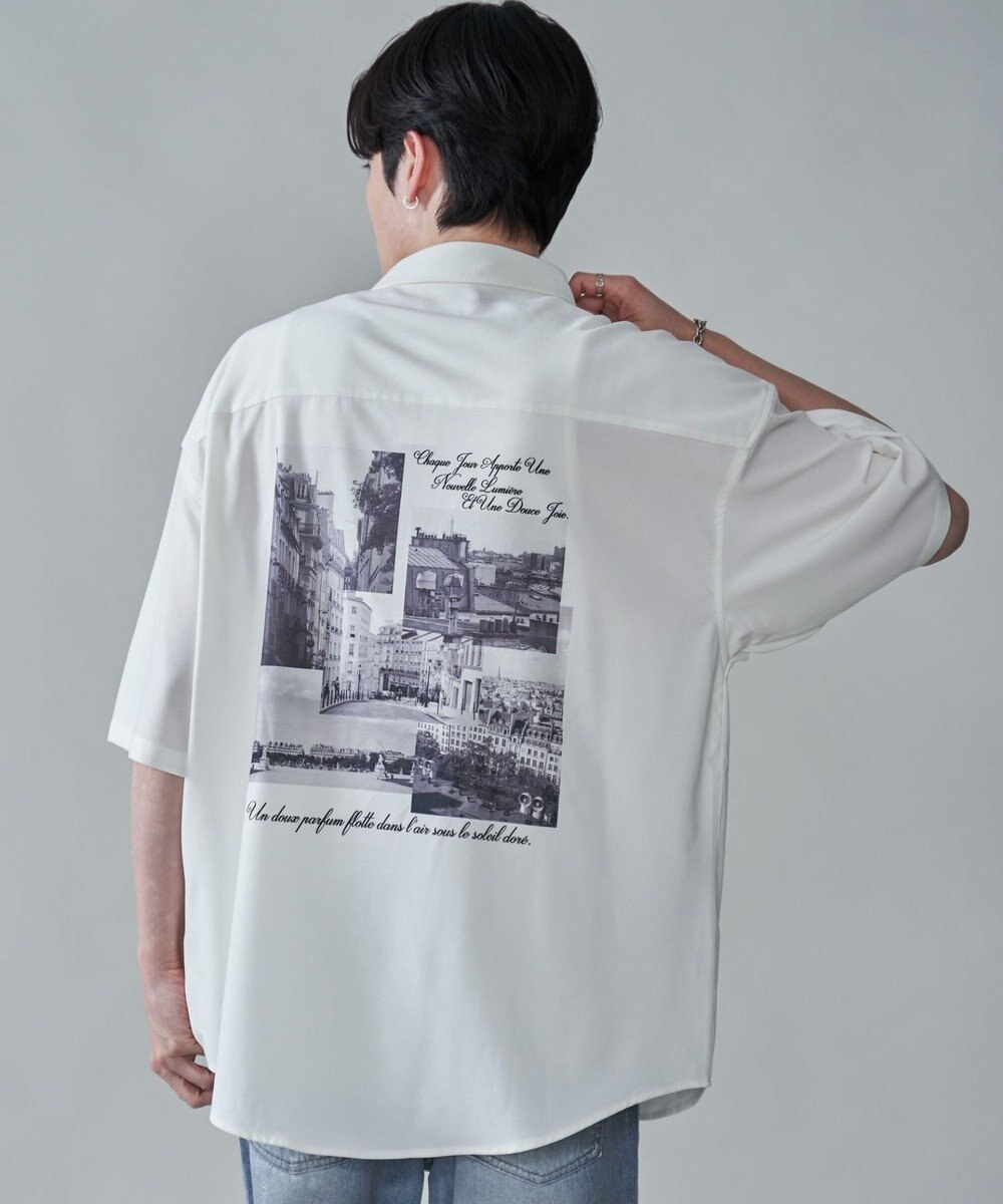 WEGO アムンゼンフォトプリントBIGシャツ（SS） 