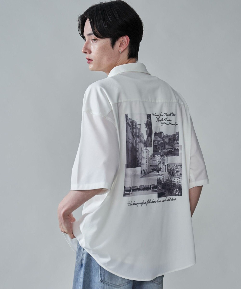 WEGO アムンゼンフォトプリントBIGシャツ（SS） 