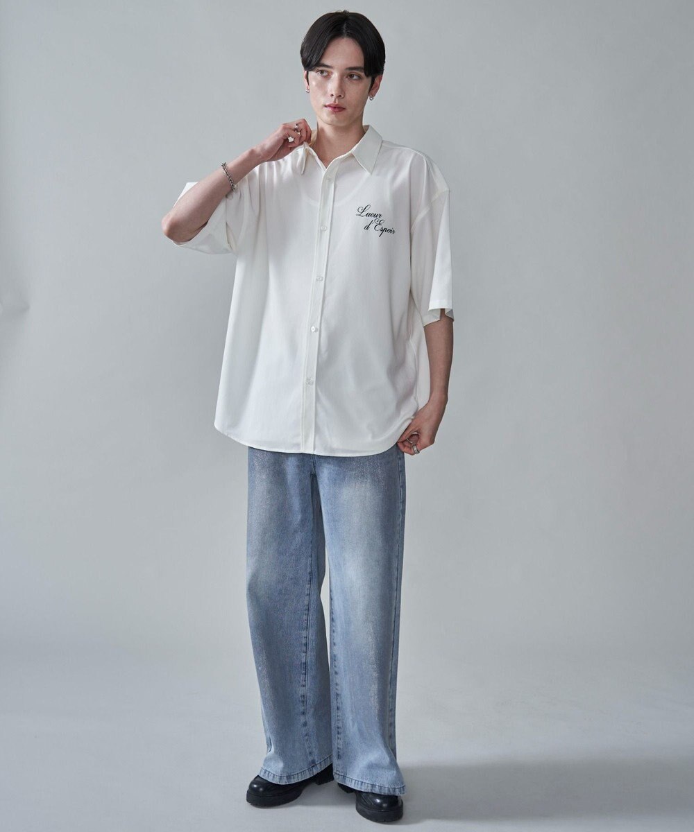 WEGO アムンゼンフォトプリントBIGシャツ（SS） 