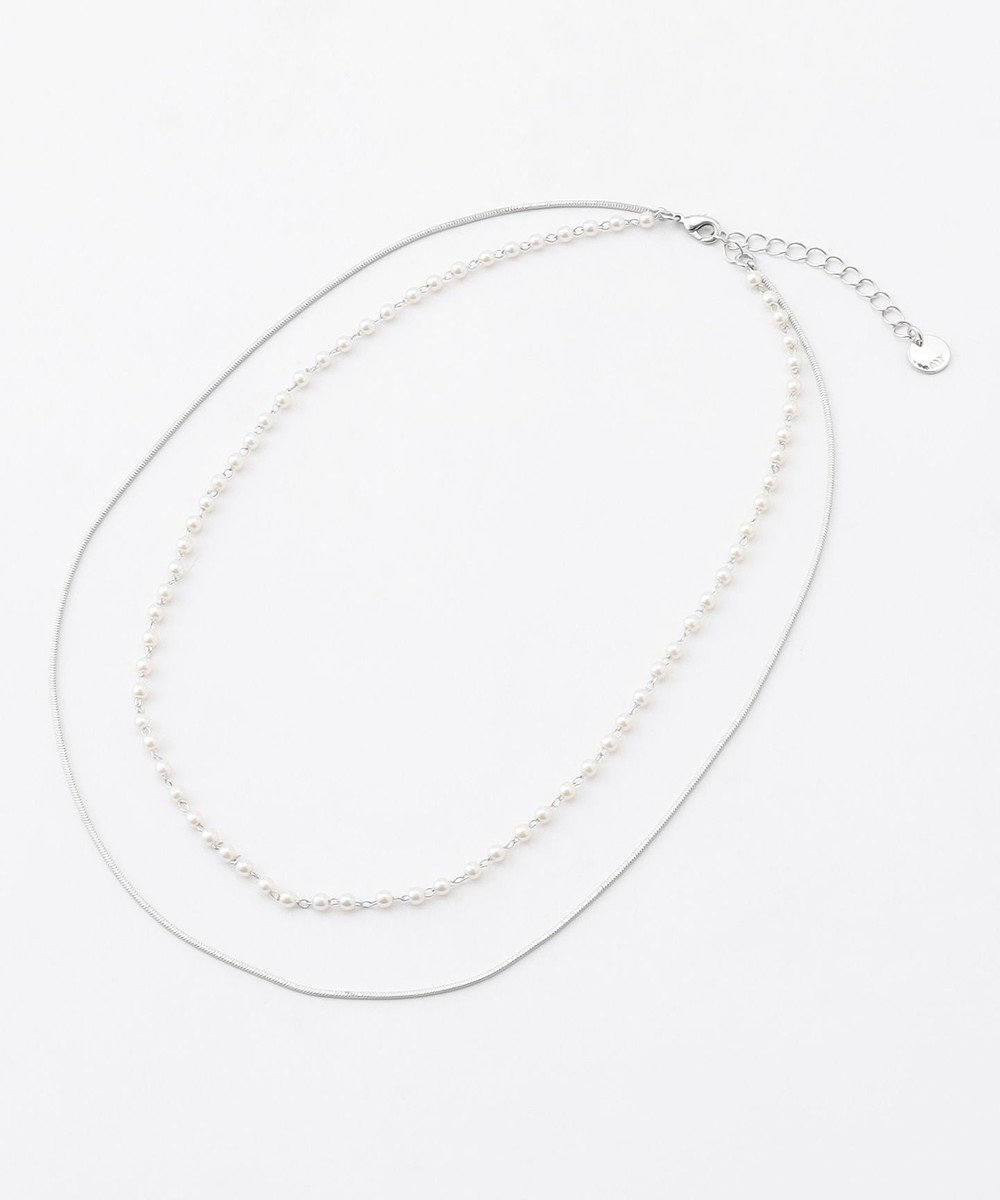 ANY 2連ショートパールネックレス 