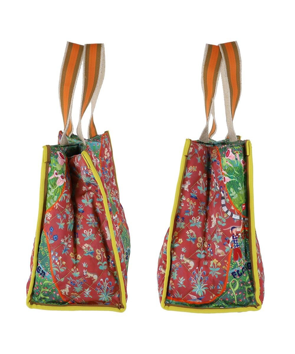 tsumori chisato CARRY ガーデンゴルフクラブキルト ハンドバッグ 手提げ 