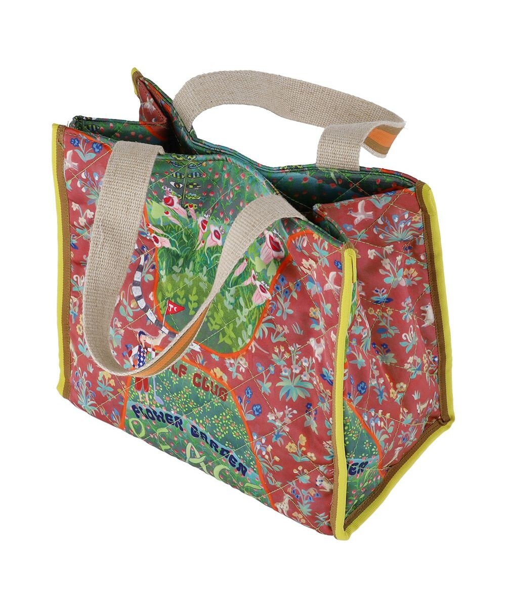 tsumori chisato CARRY ガーデンゴルフクラブキルト ハンドバッグ 手提げ 
