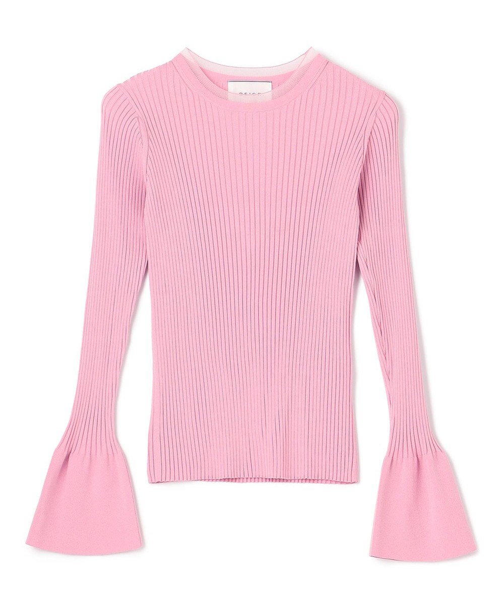 BEIGE， HANNA / リブニットトップス 