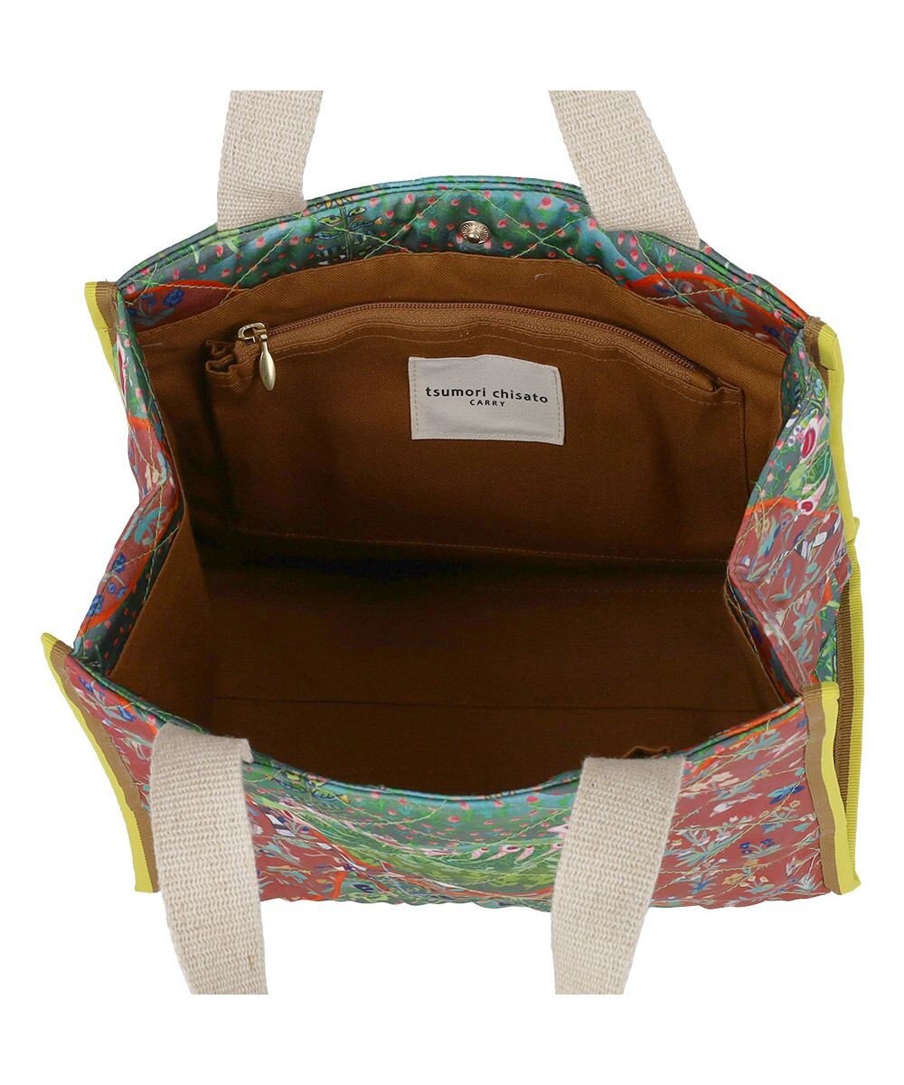 tsumori chisato CARRY ガーデンゴルフクラブキルト ハンドバッグ 手提げ 