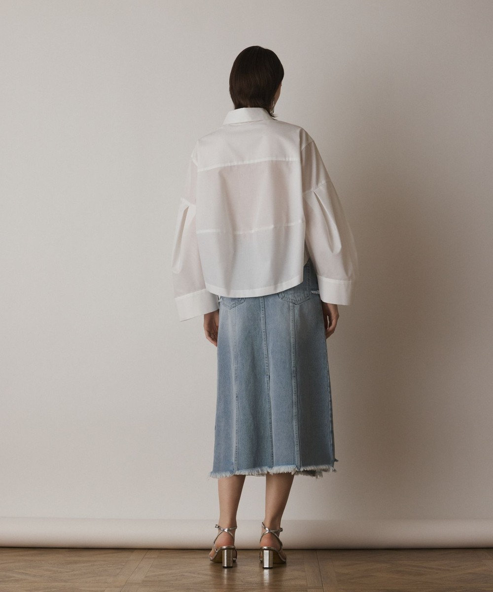 GRACE CONTINENTAL ビジューシャツ 