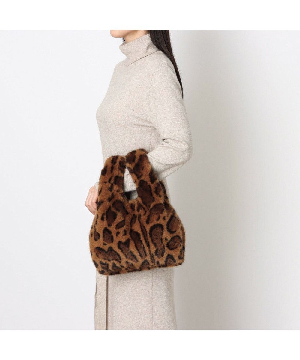 UNBILLION カシュカシュ cachecache / ミンク風エコファーショッパートート 