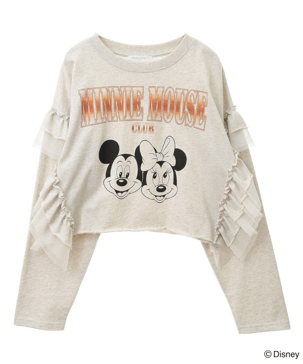 Green Parks ミッキー＆フレンズ／袖フリルショート丈ＴＥＥ 