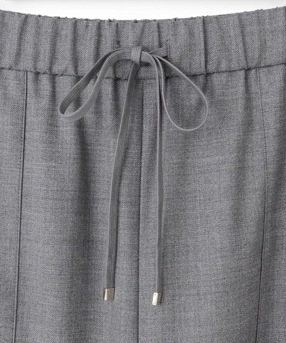 23区 L 【洗える】ナチュラルストレッチサキソニー ベイカー ドロスト パンツ 