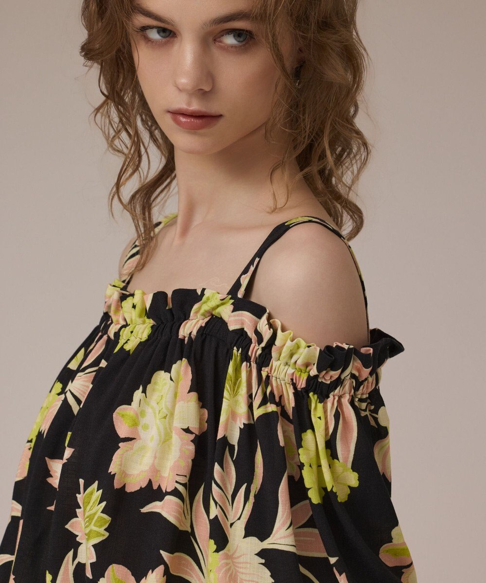 GRACE CONTINENTAL リゾートフラワートップ 