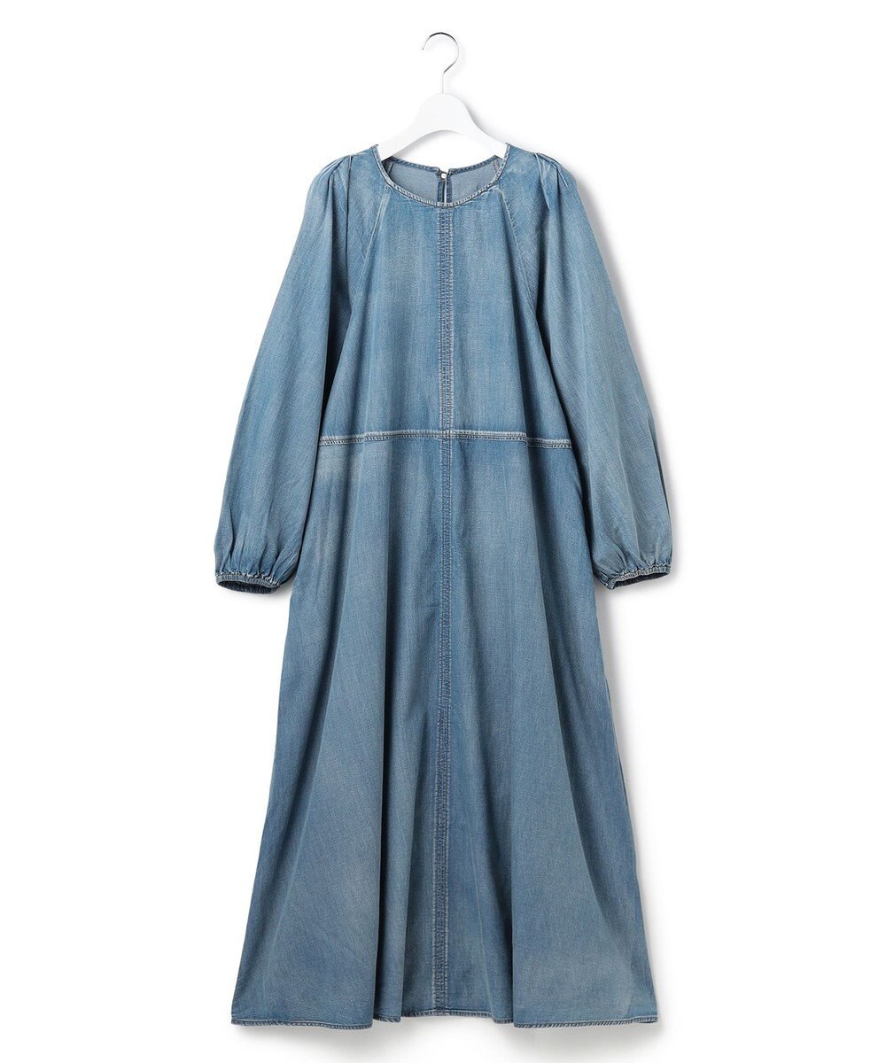 J.PRESS YORK STREET 【WOMEN】デニムダンガリー ワンピース 