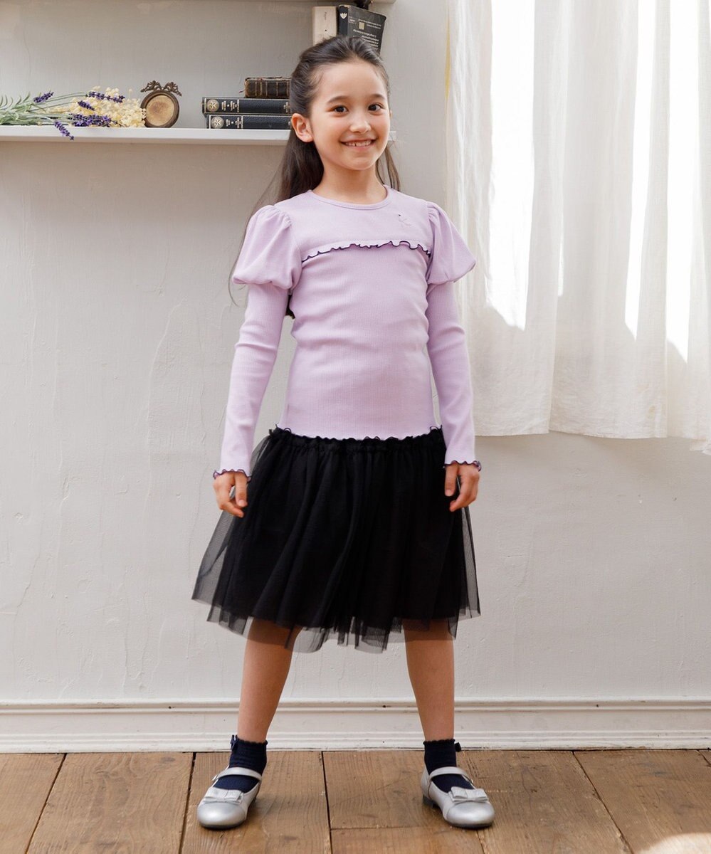 組曲 KIDS 【110-140㎝】パフスリーブ トップス 