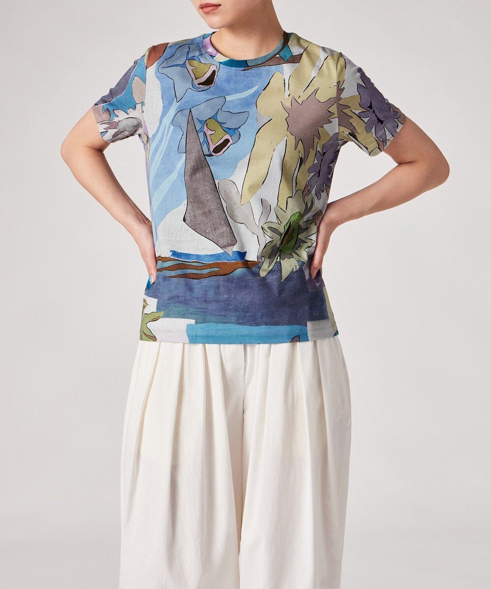 Paul Smith River CollageプリントTシャツ 