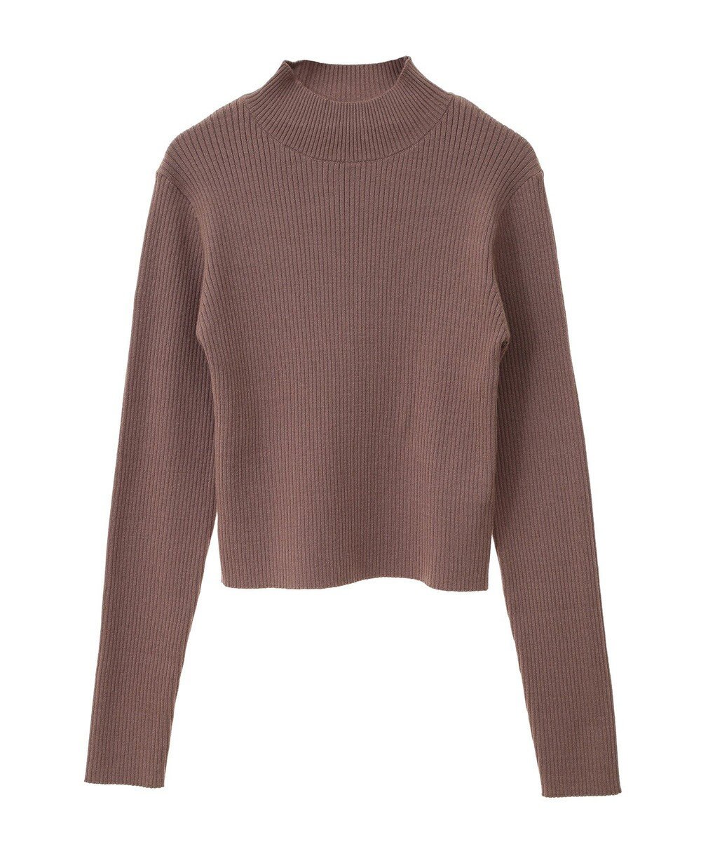 earth music&ecology ＳＥＴ２点リブニットインナー＋チュールプルオーバー 