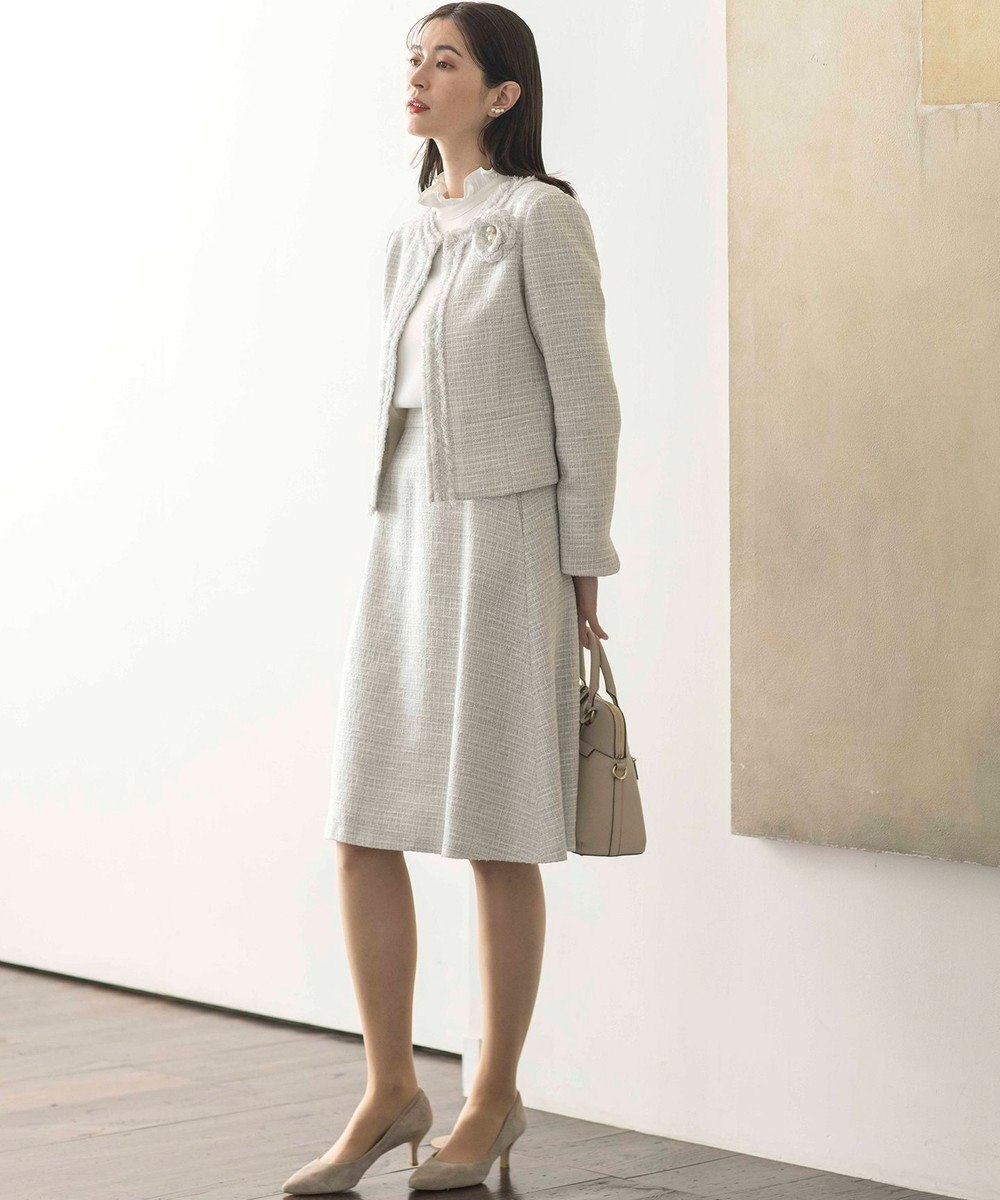 組曲 ツイードパールコサージュ 