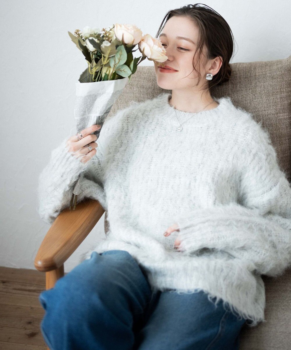 WEGO ブラッシュニットBIGプルオーバー 