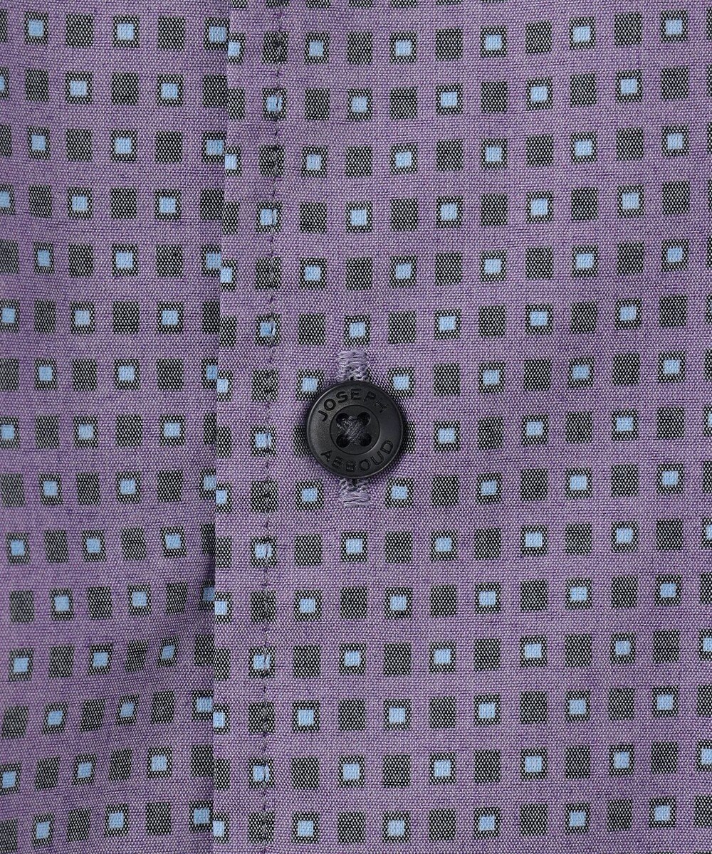 JOSEPH ABBOUD 【ストレッチ・洗える】ストレッチ プリント シャツ 