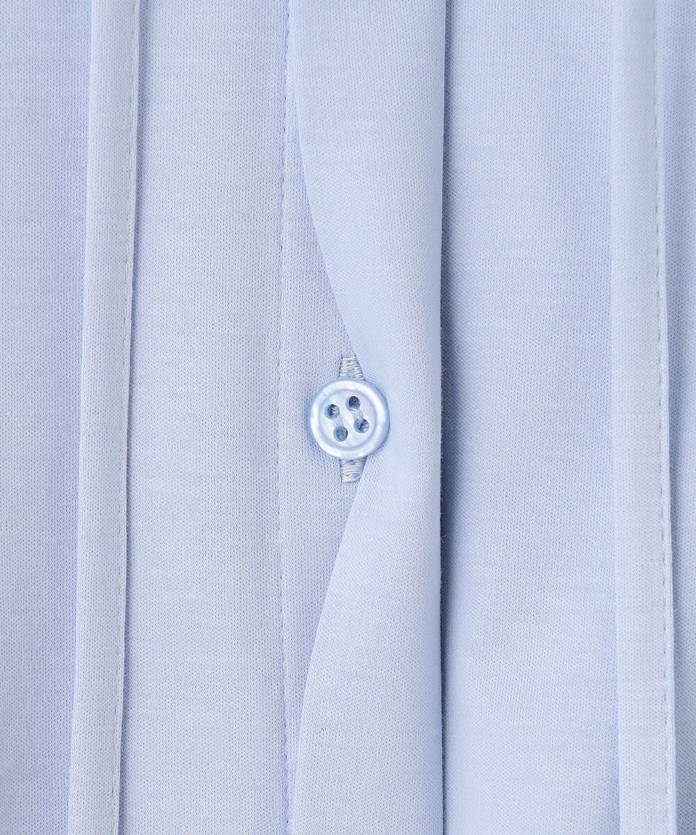 ICB 【WEB限定】ブラウスライクスムース スタンドカラーカットソー 