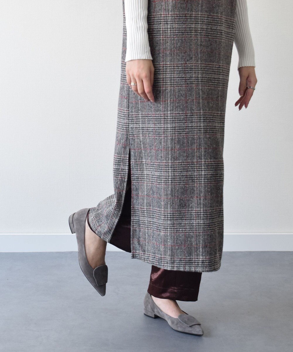 INTER-CHAUSSURES 【FABIO RUSCONI】ローヒールポインテッドトウパンプス 