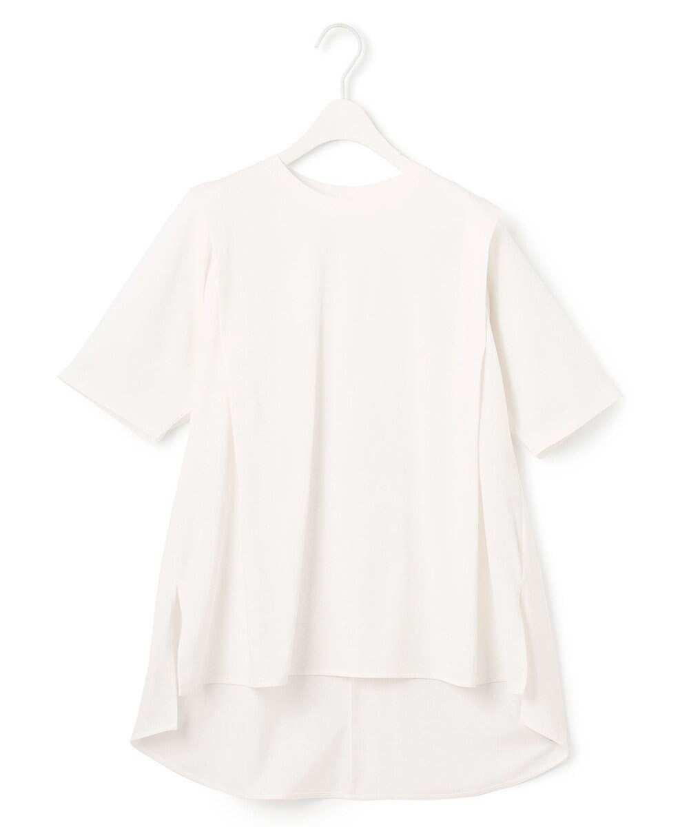 ICB 【接触冷感・UVケア・洗える】コンフォートプレーティング デザインカットソー 