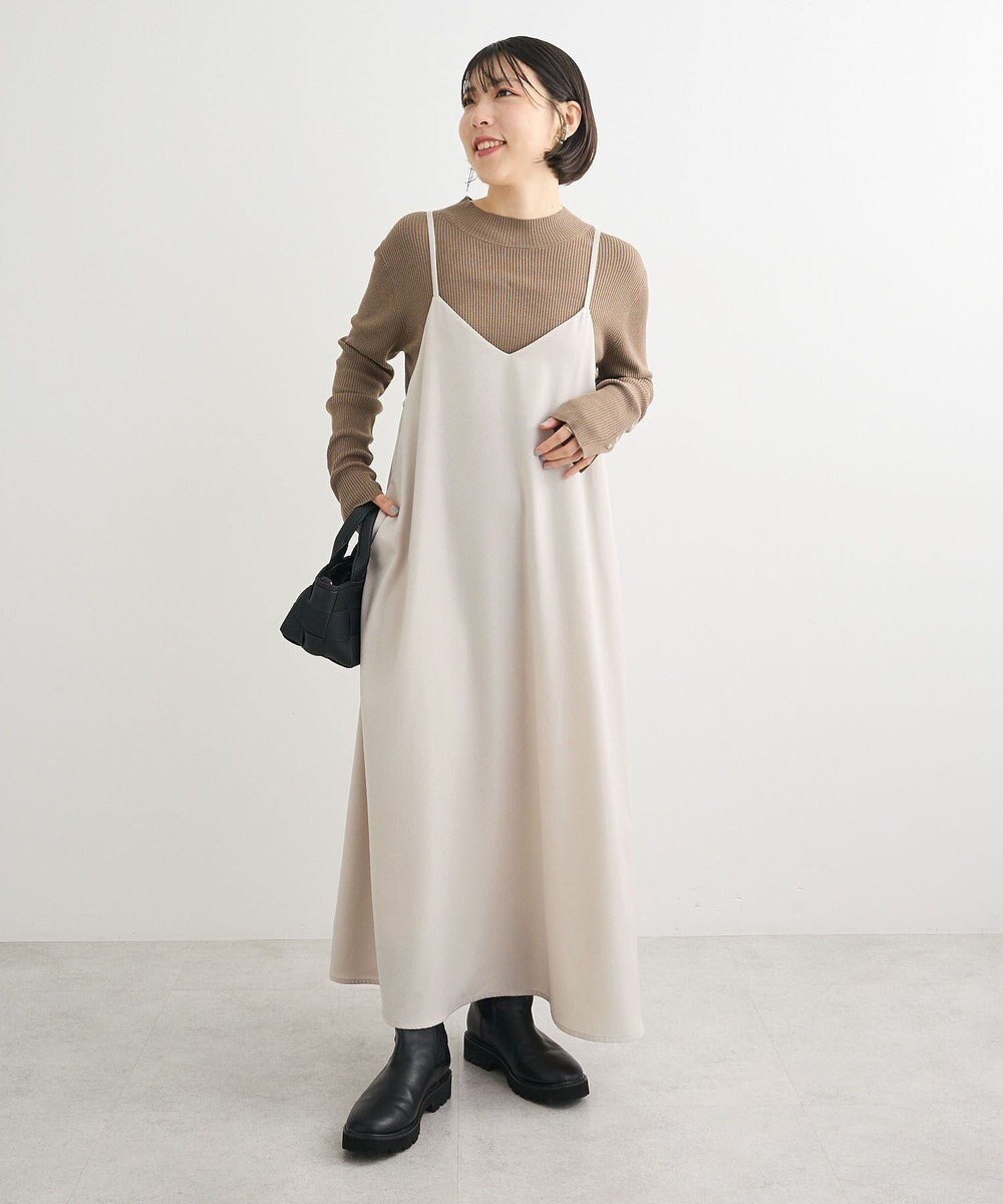 Green Parks 前後２ＷＡＹサテンキャミワンピース 