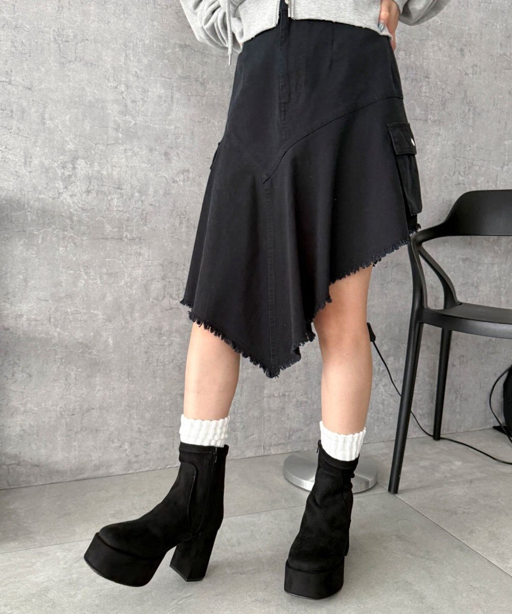 WEGO ストレッチヒールショートブーツ 