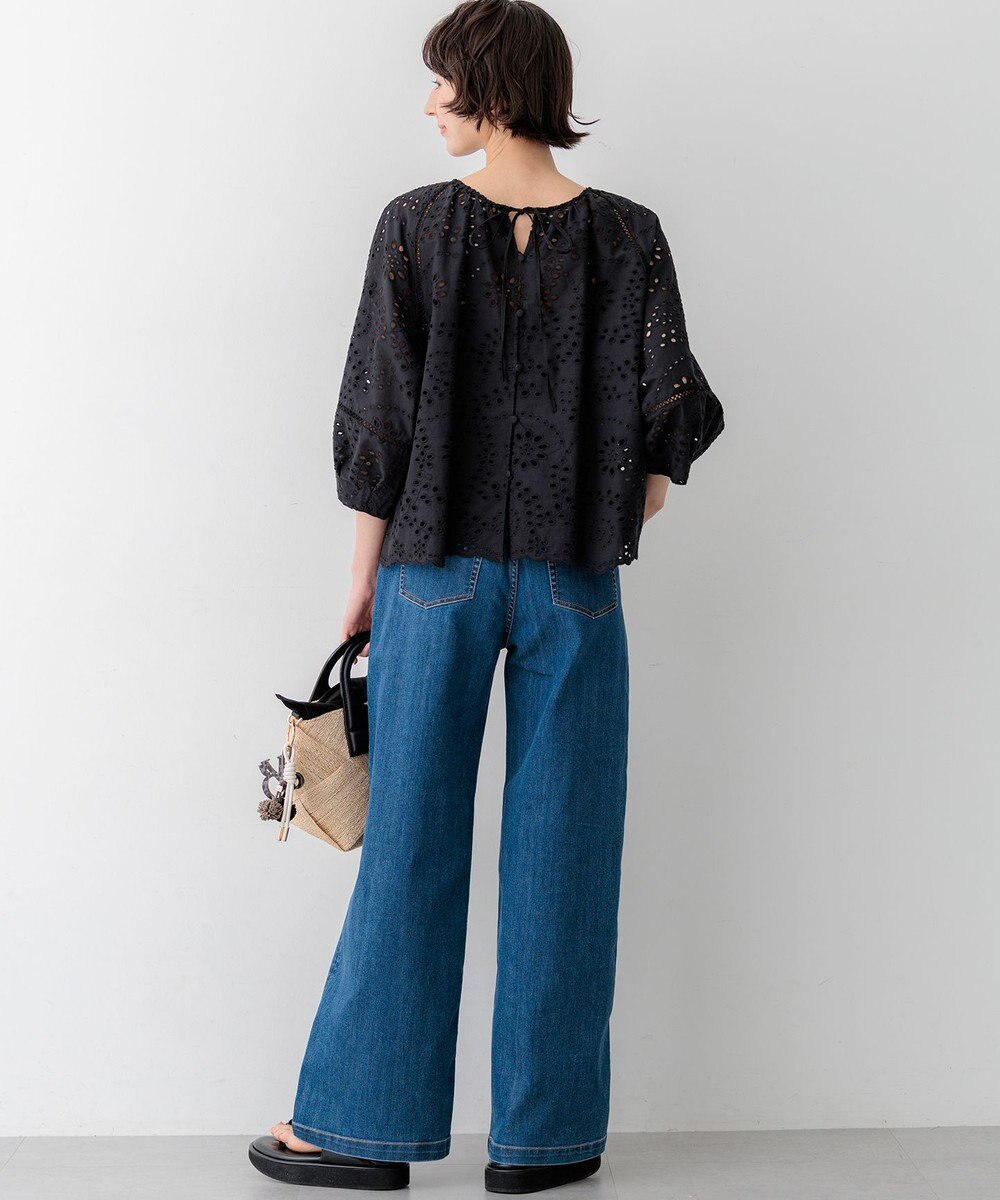 23区 L 【先行予約/見上愛さん着用】23区 Summer DENIM ベイカーパンツ 