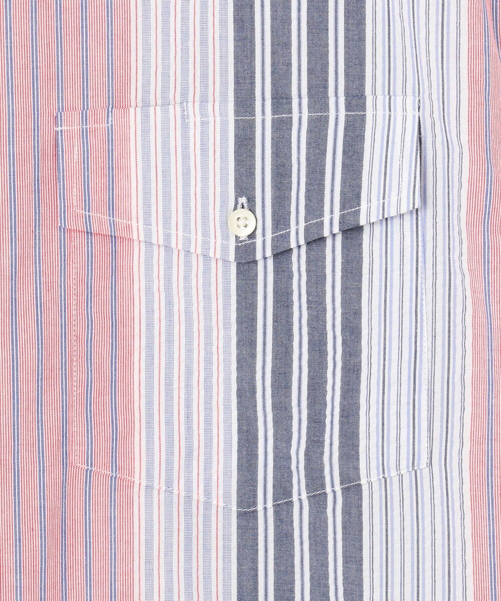 J.PRESS YORK STREET 【UNISEX】ランダムストライプ シャツ 