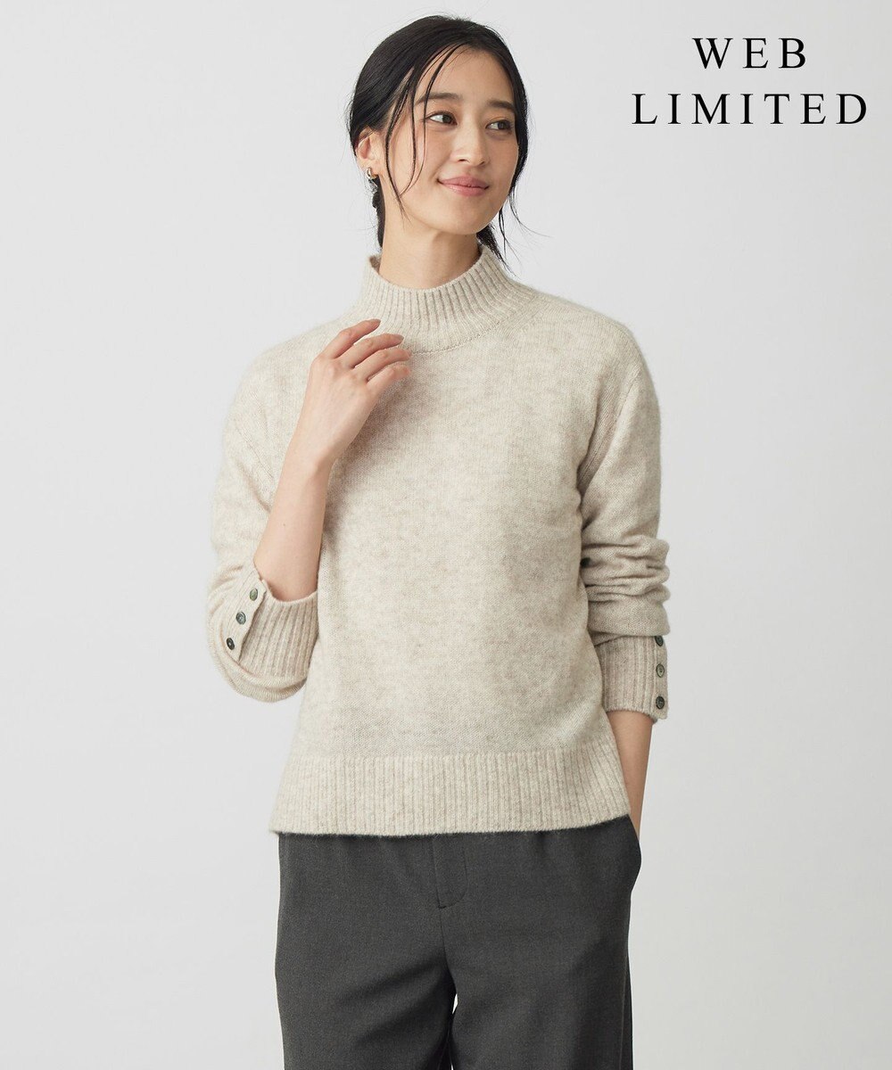 J.PRESS LADIES L 【WEB限定】YAK BLEND ハイネック ニット 