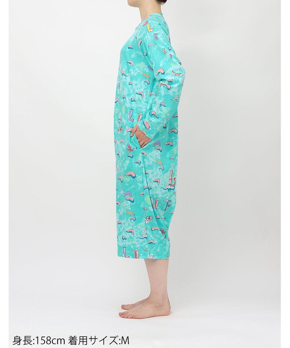 tsumori chisato SLEEP ツモリチサト ルームウエア ネグリジェ 綿100%(本体) 長袖 ロング丈 ロンパース ラグランスリーブ レディース UNX502 /ワコール 