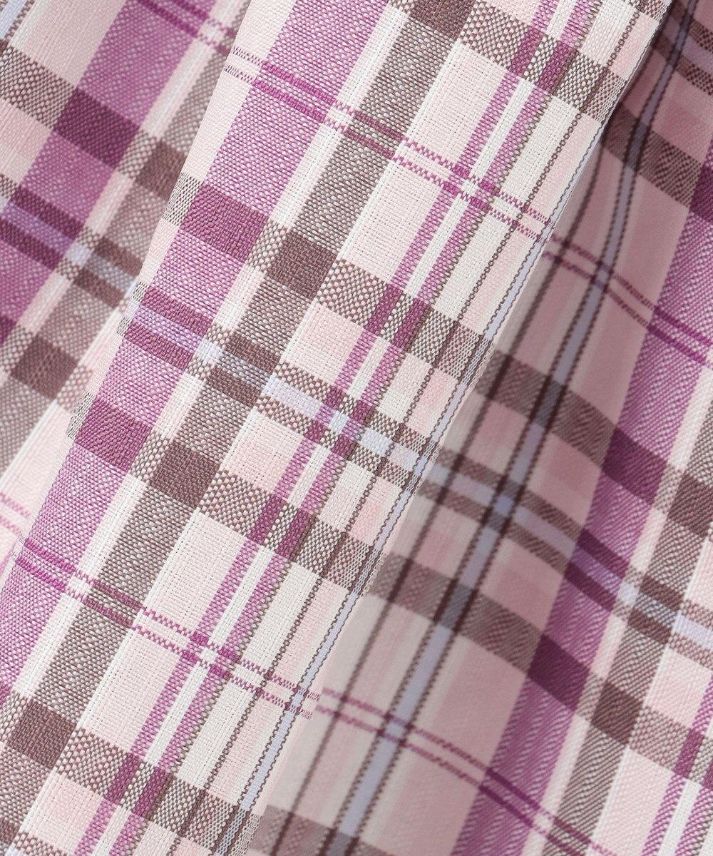 ANY KIDS チェックドッキングワンピース 