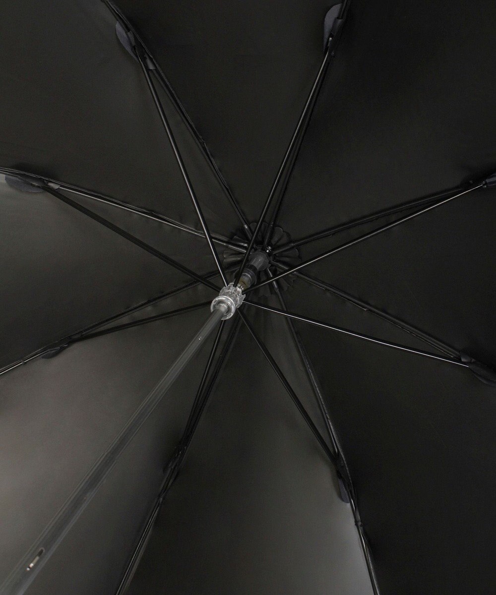 MOONBAT POLO RALPH LAUREN（ポロ ラルフローレン）晴雨兼用日傘 ボーダー ポロポニー 長傘 遮光率100％ 遮熱 UV 