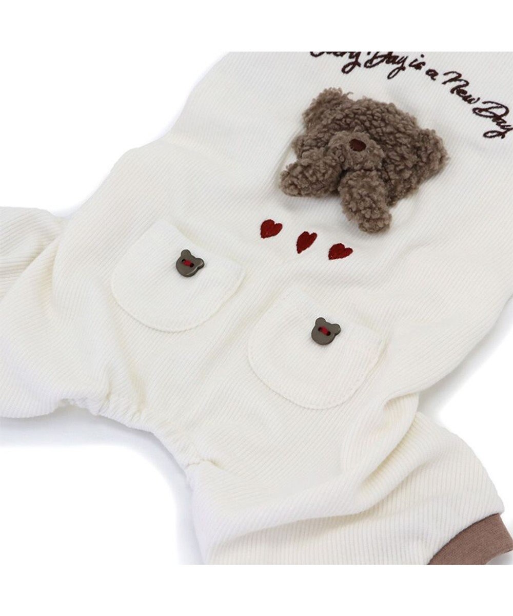 PET PARADISE ペットパラダイス ペティヒート プレミアム ロンパース くま 小型犬 