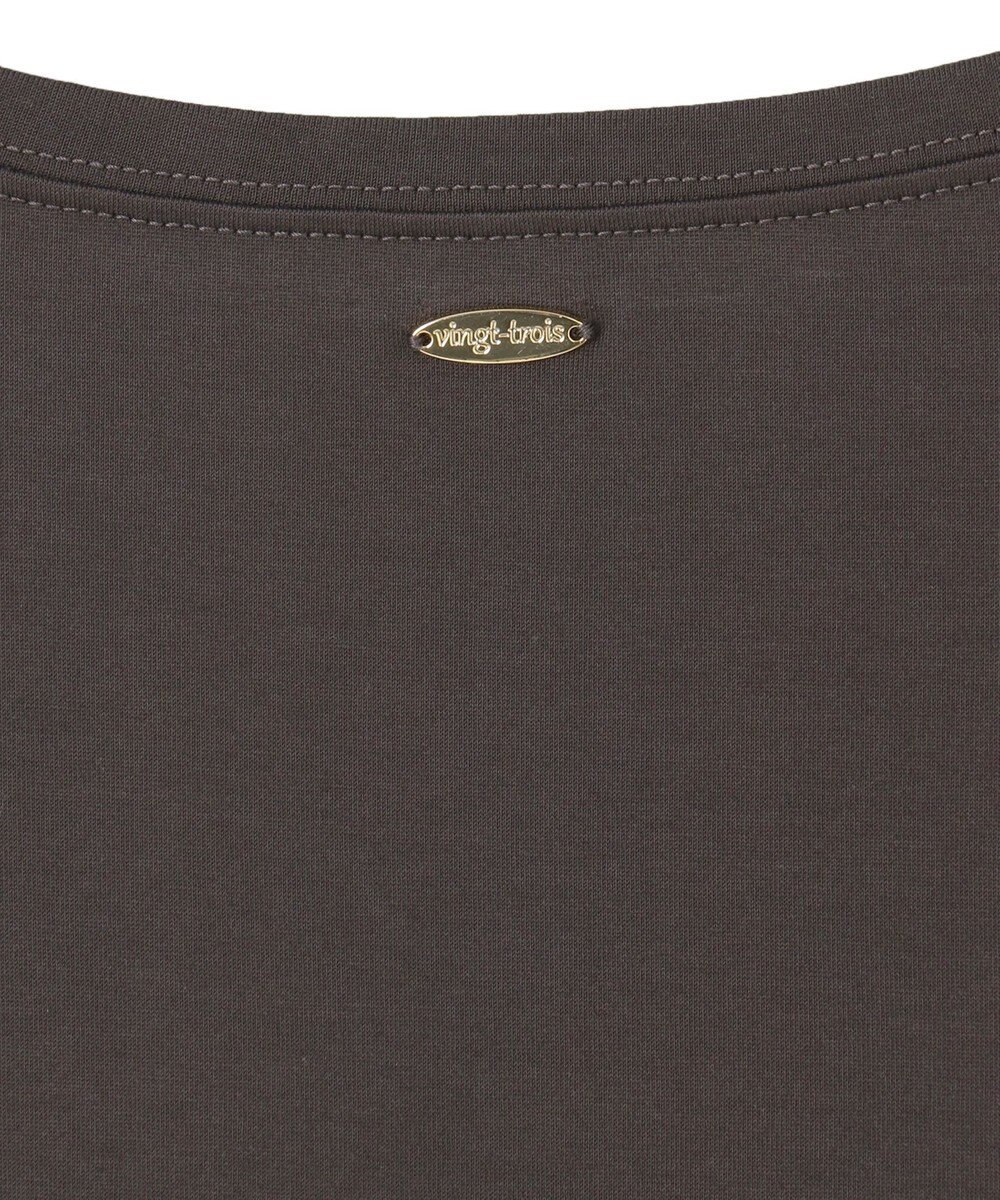 23区 L 【洗える】ハイエンド フレアスリーブ Tシャツ 