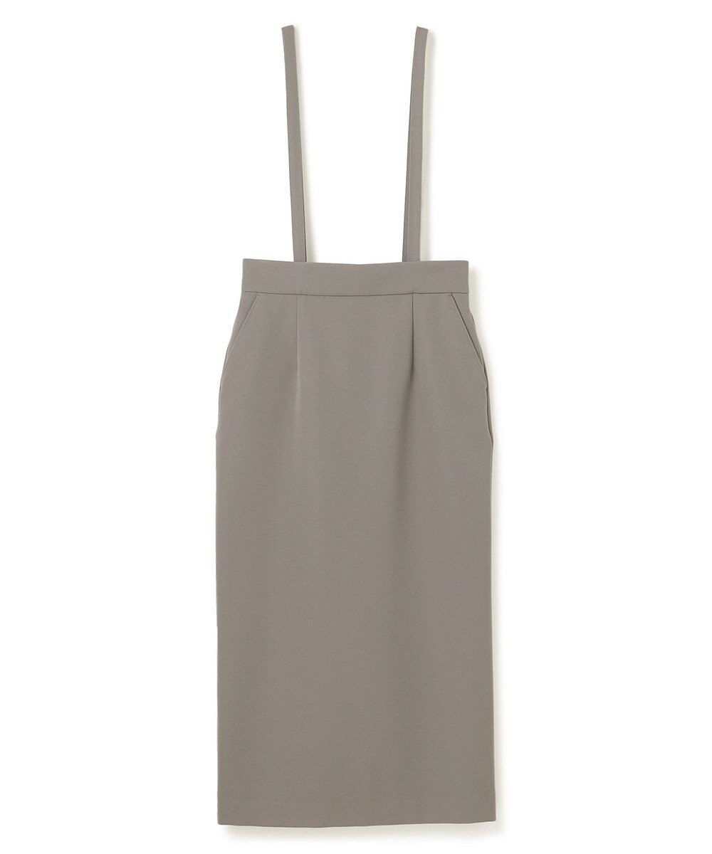 uncrave 【防しわ・UVカット・洗濯機洗い可】バルキーツイル スカート(サスペンダー付き)（uncrave STANDARD） 