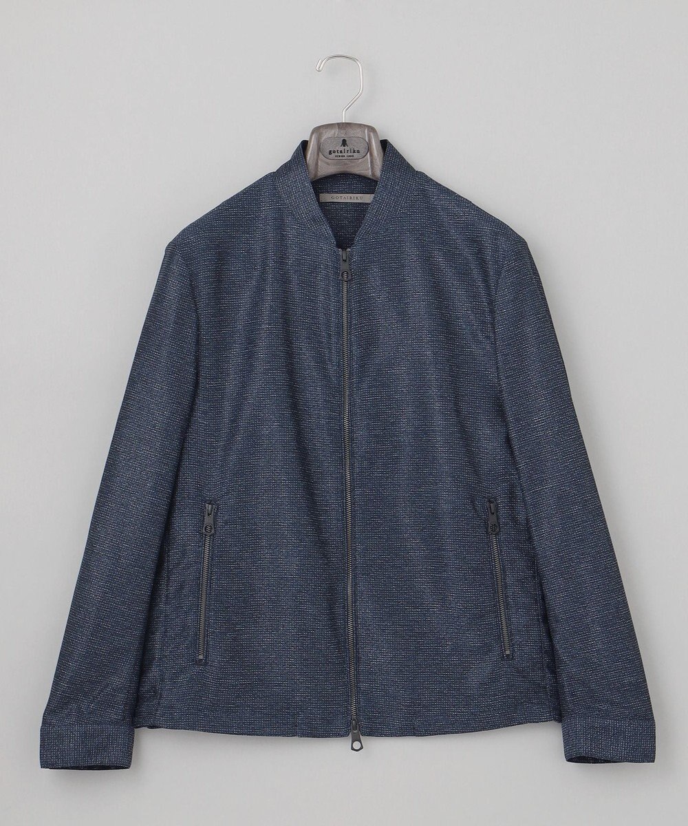 GOTAIRIKU 新素材【洗える/シワになりにくい/ストレッチ】カラミプリント MA-１ブルゾン 