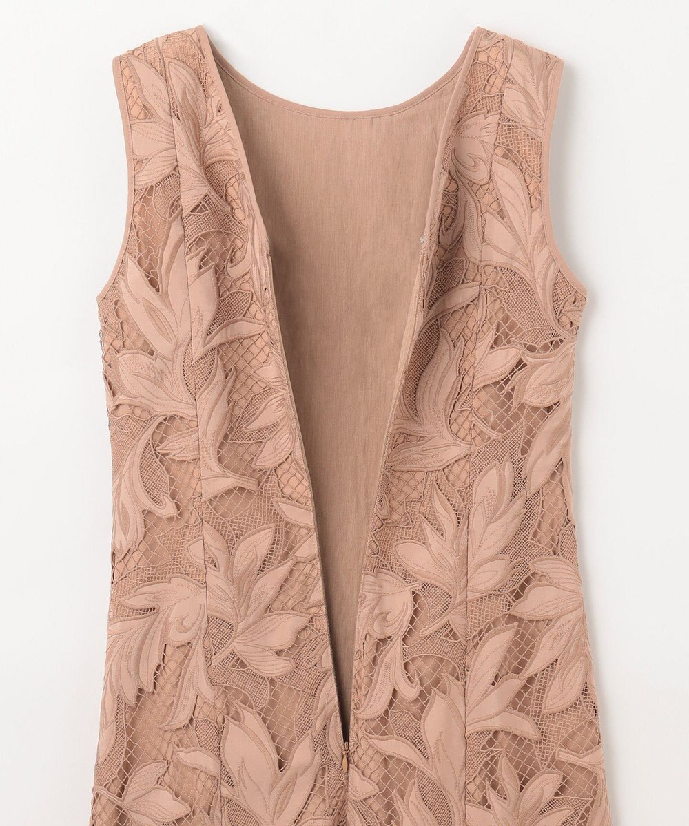 GRACE CONTINENTAL ケミカルリーフドレス 